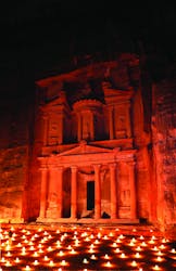 Tour privato di Petra e Petra di notte da sud